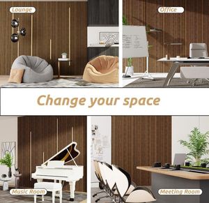 Nuovi Pannelli Acustici 3D in <span class=keywords><strong>Legno</strong></span> Moderno per Hotel e Appartamenti, Alta Densità, Insonorizzazione con Riduzione del Rumore del 80% - Product Image 5