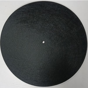 Alfombrilla de Fieltro Redonda Clásica Antiestática de 3 mm de Grosor para Discos de Vinilo, Ecológica, Suave y Antideslizante - Product Image 1
