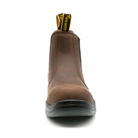 Chaussures de sécurité de travail pour hommes MaxiTough, en cuir Crazy Horse, avec embout en fibre de verre anti-écrasement, durables, vente en gros d'usine depuis 13 ans