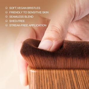 Brocha Kabuki <span class=keywords><strong>para</strong></span> Bronceado con Logotipo Personalizado, <span class=keywords><strong>para</strong></span> Rostro y Cuerpo, Brocha Kabuki <span class=keywords><strong>para</strong></span> Maquillaje de <span class=keywords><strong>Piernas</strong></span>, Brocha <span class=keywords><strong>para</strong></span> Aplicar <span class=keywords><strong>Autobronceador</strong></span> en Espuma, Brocha <span class=keywords><strong>para</strong></span> Bronceador - Product Image 3