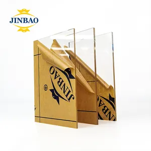JINBAO cor 4x8 3mm fornecedor transparente atacado grande espelho de folha acrílica cortada a laser