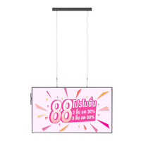 55 pouces Ultra-mince 3000 nits fenêtre haute luminosité écran de signalisation numérique affichage de qualité léger pour une utilisation en intérieur