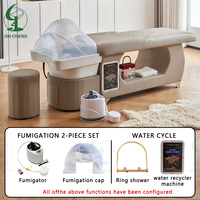Lit de lavage de cheveux personnalisé Jincheng pour salon de beauté, lit de massage thaïlandais, lit de spa capillaire pour shampoing
