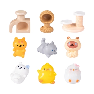 Micro-paisagem com estrutura de escalada fofa, pequena casa de bonecas, acessórios decorativos DIY, mini enfeites de mesa. - Product Image 5