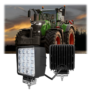 Tuff Plus-Luz led de alta potencia <span class=keywords><strong>para</strong></span> coche, 48W de conducción de Lámpara de trabajo, cuadrada, Emark, 12V - Product Image 4