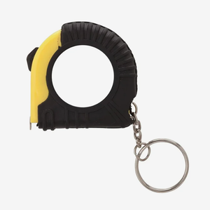 Porte-clés mètre ruban miniatures promotionnels personnalisés, cadeaux d'entreprise, outils métalliques personnalisés avec logo pour événements publicitaires - Product Image 1