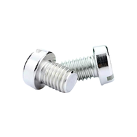 Vis de machine cylindriques à tête fraisée fendue en acier inoxydable 304 316, métriques M1.6 à M10, fixations industrielles fendues