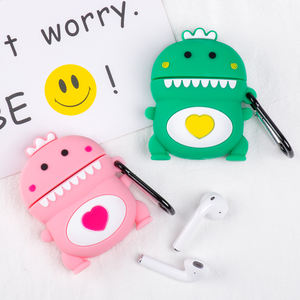 Housse de protection personnalisée pour écouteurs 3D en silicone souple, dessin animé mignon, dinosaure, Airpods 1 2 <span class=keywords><strong>Pro</strong></span>, Airpods 3 - Product Image 1