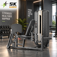 Machine de presse à jambes commerciale SK-FM54 avec support dorsal et plateforme inclinée pour l'entraînement des quadriceps