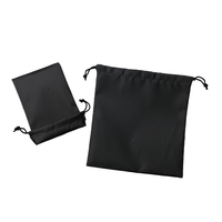 Sac à cordon personnalisé réutilisable en tissu Oxford, sac de rangement portable avec poignée en corde, écologique, anti-poussière, 16x18cm