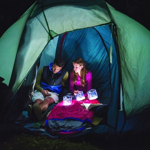 Luces Inflables Solares RGB/Blanco Plegable Solar Camping Lámpara LED Impermeable Viaje al Aire Libre Portátil Plegable Iluminación de Emergencia - Product Image 6