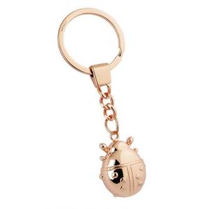 Porte-clés Mimco Ladybird en métal doré avec pendentif breloque et chaîne - Product Image 1