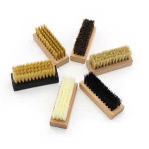 Wholesale Sneaker Clean <b>Brush</b> Horsehair Shoe Cleaning <b>Brush</b> for Fabric Leather - Product Image 1