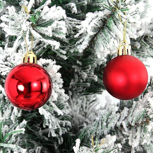 24pcs Mini boules de Noël incassables en PVC 3cm 4cm 5cm 6cm 8cm 10cm pour ornement suspendu d'<span class=keywords><strong>arbre</strong></span> de Noël - Product Image 3