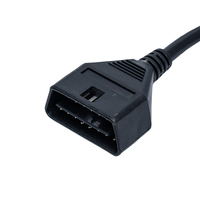 Cable de extensión OBD de 16 núcleos, 3M, 1,5 m, macho, hembra, energizado, 16 Pines, OBD2, ELM327, herramienta de diagnóstico, conector, escáner, Analizador de motor