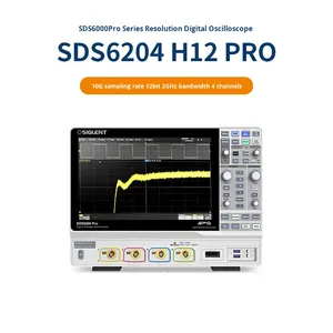 ออสซิลโลสโคปความละเอียดสูง 4 ช่องสัญญาณ รุ่น SDS6034/6054/6104/6204 H10/12 Pro สำหรับเครื่องมือทดสอบระดับมืออาชีพ - Product Image 2