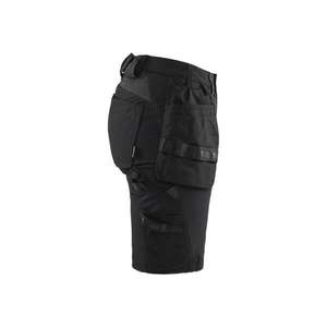 BLAKLADER - 718316459998C48 Craftsman <b>shorts</b> 4-way <b>stretch</b> women Black/Dark grey - EAN 7330509876091 <b>WORK</b> TROUSERS <b>WORK</b> <b>SHORTS</b> - Product Image 4