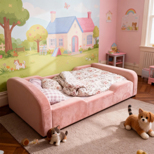 <span class=keywords><strong>Canapé</strong></span>-<span class=keywords><strong>lit</strong></span> pour enfants de taille personnalisée haut de gamme moderne avec <span class=keywords><strong>matelas</strong></span> en mousse à rebond élevé de <span class=keywords><strong>15</strong></span> <span class=keywords><strong>cm</strong></span>, canapés adaptés à la chambre à coucher, à la salle de jeux - Product Image 2