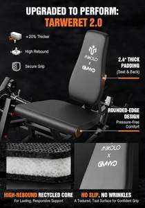 Máquina de Extensión y Curl de Piernas Ajustable Mikolo - Ejercicios Sentado y Acostado, Sistema de Cable para Gimnasio en Casa, Equipo de Entrenamiento de Piernas - Product Image 4