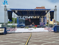 Top Qualité DJ Truss En Aluminium Structure D'affichage Événements En Aluminium Cadre Spigot Bolt Truss Stage Truss Système