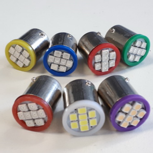 BA15S <span class=keywords><strong>Ampoule</strong></span> à baïonnette 1156 #89 LED Flipper <span class=keywords><strong>Ampoule</strong></span> 12V 0.8W 8SMD Non Ghosting Pas de polarité - Product Image 2