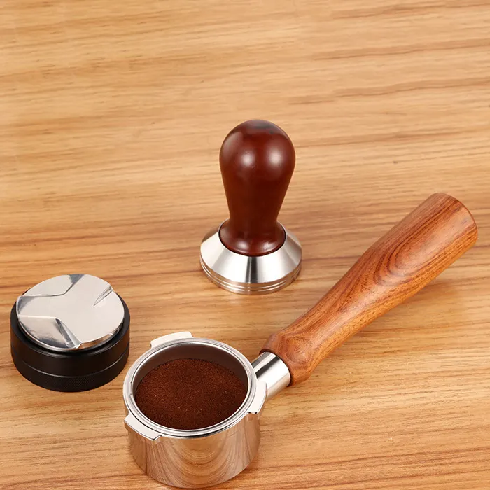 Coffee Accessories Barista Standard Espresso Coffee Tamper Distributor 5 Pcs Tools Set