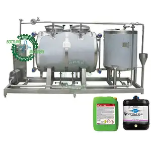Cleaning In Place SS304 316 1000L CIP washing system for carbonated drink mixing filling line