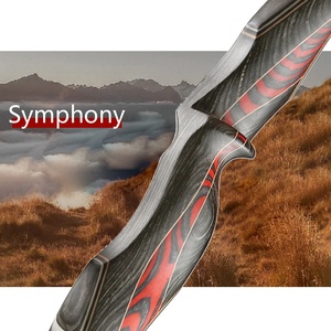 Jeu de tir en plein air, en fibre de carbone, symphonie hybride, réflexe, déflex, arc classique en bois, ensemble de tir à l'arc à vendre - Product Image 2