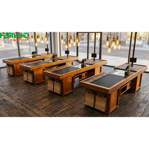 Mostrador de Caja Moderno de Acero Inoxidable, Mostrador de Punto de Venta para Supermercados y Tiendas Minoristas - Product Image 6