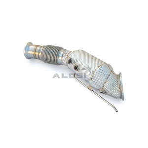 Tuyau d'échappement catalytique en acier inoxydable 304 pour <span class=keywords><strong>BMW</strong></span> <span class=keywords><strong>320i</strong></span> 325i 330i G20 B48 2.0T 2019-2026 Catalyseur à haut débit - Product Image 2