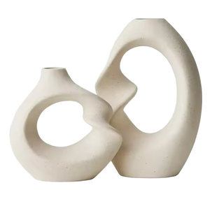 Jarrones de Cerámica Picasso para Decoración del Hogar Moderna, Jarrón de Porcelana para Bodas con Esmalte Mate, Estilo Nórdico, Hecho a Mano - Product Image 4