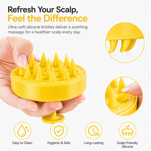 Custom Logo Unisex Silicone Mini <b>Hair</b> <b>Brush</b> 2 in 1 Scalp Massager <b>Brush</b> Cleaning Tool Portable Travel Bath <b>Brush</b> - Product Image 3