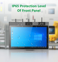 Geshem - Panel PC Industrial Todo en Uno de 17 Pulgadas de Alto Rendimiento J1900 I3 I5 I7, Computadora Integrada sin Ventilador, Compatible con Win10/Linux