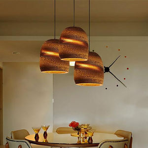 Lustres Restaurant Salon de Thé Bar Lustres <span class=keywords><strong>en</strong></span> <span class=keywords><strong>Papier</strong></span> Brun <span class=keywords><strong>Japonais</strong></span> Style Traditionnel Café <span class=keywords><strong>Papier</strong></span> Tissé Chinois - Product Image 1