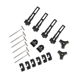 Kit de fixation pour bâche de benne, vis en T, acier noir piano, accessoires pour hayon pliant de camionnette, pour caisse de chargement - Product Image 5