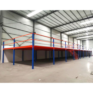 重型钢结构夹层楼板系统支撑式夹层平台多层仓库仓储货架系统 - Product Image 6