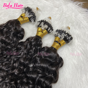 Bán buôn Nhà cung cấp <span class=keywords><strong>Micro</strong></span> <span class=keywords><strong>Loop</strong></span> phần mở rộng tóc người Ý Curl phần mở rộng tóc tự nhiên Trinh Nữ microlink phần mở rộng tóc - Product Image 4