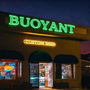 Bestseller Large 3D Stainless Steel Store Front Storefront Sign Shop Name Board Designs Led Logo Letter Outdoor - Product Image 4