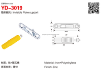 Support d'étagère en plastique transparent en forme de L avec vis, support d'étagère d'angle droit pour meubles et armoires