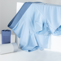 Nouveau Boxer Micro Modal Homme Sans Couture avec Pochette Séparée pour Pénis et Testicules, Respirant et Confortable, Vente en Gros