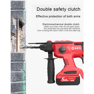 <span class=keywords><strong>KEN</strong></span> BL2120 Marteau perforateur sans balais 20V Marteau perforateur rotatif sans fil Tournevis électrique multifonctionnel Ensemble d'outils électriques - Product Image 5