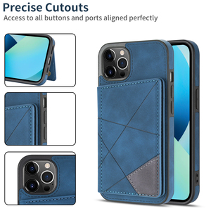 เคสโทรศัพท์หนังสำหรับธุรกิจ,เคสฝาพับหนัง PU แบบตั้งได้สำหรับ <span class=keywords><strong>iPhone</strong></span> <span class=keywords><strong>14</strong></span> 13 12 11 - Product Image 2