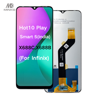 Écran de téléphone portable LCD TFT transparent pour Tecno Hot 10 Play/Spark7 Plus/P37 Pro/Hot 11 Play/Pova Neo avec 1 an de garantie