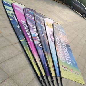 Advertising Promotion Custom Plastic Beach Feather Tear Drop Teardrop Flags & <b>Banners</b> - Product Image 3