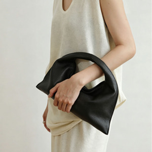 Sac fourre-tout rétro en cuir véritable pour femme, collection Printemps-Été 2026, sac à main souple en cuir, sac bandoulière seau - Product Image 3
