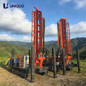 เครื่องเจาะบ่อน้ำแบบติดตั้งบนรถตีนตะขาบ ยี่ห้อ Yuchai85kw ดีเซล รุ่น UY300 ขนาด 300 เมตร ระบบไฮดรอลิกเต็มรูปแบบ พร้อมเครื่องยนต์ เกียร์ ปั๊ม และมอเตอร์ คุณภาพสูง - Product Image 6