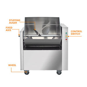 Salsiccia commerciale tritacarne pasta tritata macchina da taglio piccola tritacarne industriale Mixer e usato - Product Image 2