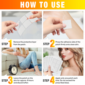 Özel etiket 60 adet demir <span class=keywords><strong>Vitamin</strong></span> <span class=keywords><strong>B12</strong></span> ve kalsiyum ile hipoalerjenik Multivitamin yamalar kadın erkek için - Product Image 6