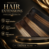 Extensions de cheveux humains Remy Genius Weft, mèches lisses pour salon, pour allongement de cheveux