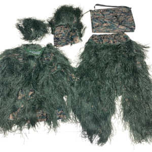 חליפת קאמו ג 'יללי דיגיטלית ירוקה 5 ב 1 הלבשה הסוואה לגברים ילדים - Product Image 1